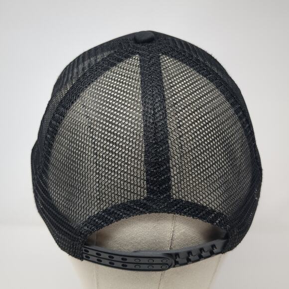 Kansas City Snapback Trucker Hat Black One Size Adjustable Embroidered Rope - Picture 6 of 9